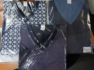 Piżama męska krótki rękaw rozmiary M-8XL - 12