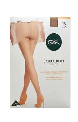 Rajstopy Gatta Laura Plus Size 15 den 5-XL