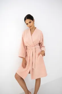Szlafrok damski Sensis Virginia S-XL bawełna i bambus - 8