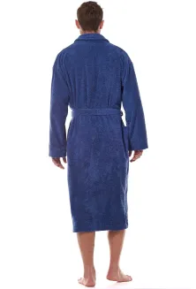 Szlafrok kąpielowy męski 3XL frotte 100% bawełna L&L 2450 - 9