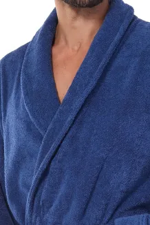 Szlafrok kąpielowy męski 3XL frotte 100% bawełna L&L 2450 - 7
