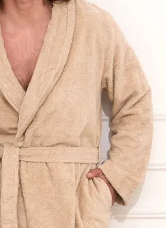 Szlafrok kąpielowy męski 3XL frotte 100% bawełna L&L 2450 - 5