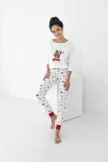 Piżama Sensis Lillian 3/4 Christmas S-XL - 5