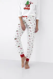 Piżama Sensis Lillian 3/4 Christmas S-XL - 4
