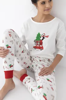 Piżama Sensis Lillian 3/4 Christmas S-XL - 6
