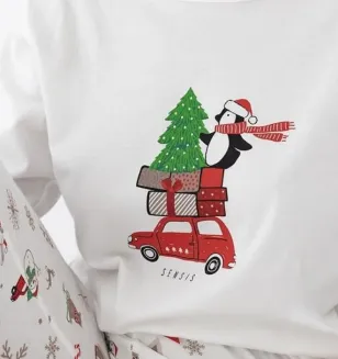Piżama Sensis Lillian 3/4 Christmas S-XL - 2
