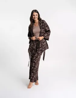 Krótki szlafrok damski Moraj PDSZ3400-001 S-3XL - 7