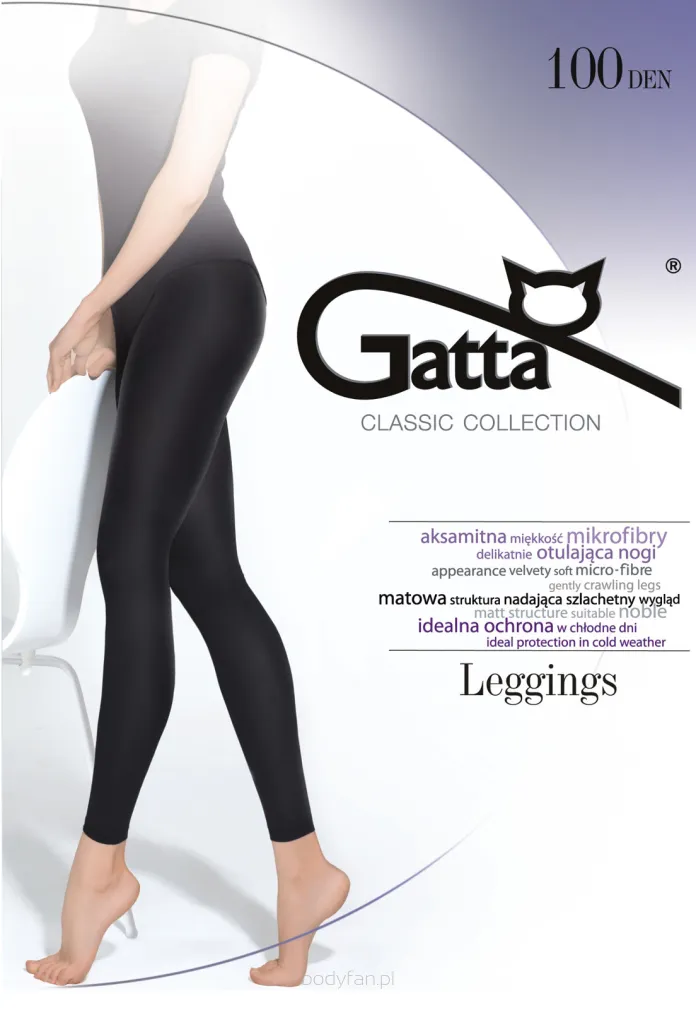 Legginsy Gatta Microfibra 100 den 5-XL