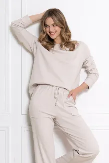 Piżama damska homewear Leveza 1814 Yoko dł/r S-XL - 3