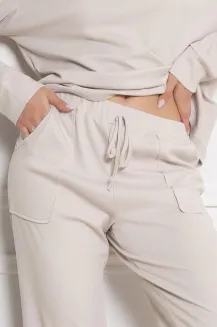Piżama damska homewear Leveza 1814 Yoko dł/r S-XL - 4