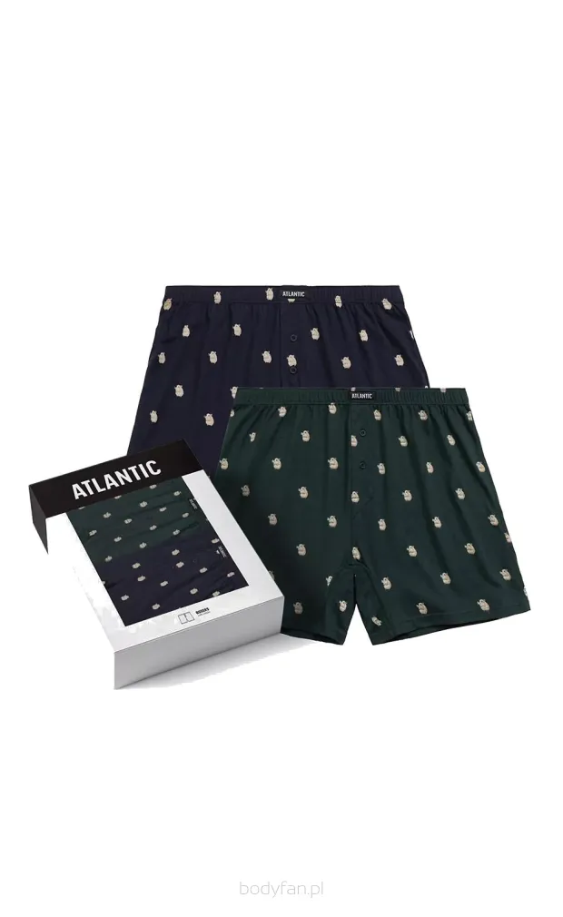 Bokserki w chomiki Atlantic 2MBH-003 dwupak S-2XL