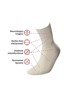 Skarpety JJW Deo Med zdrowotne/Bamboo 35-46 - 8
