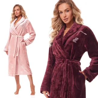 Ekskluzywny szlafrok damski L&L 2312 Lux S-2XL - 13