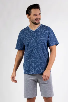 Piżama męska krótka Regina 481 M-XL