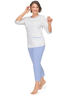 Piżama damska bawełniana Martel Kasia II 266 rozpinana 3/4 M-3XL - 12