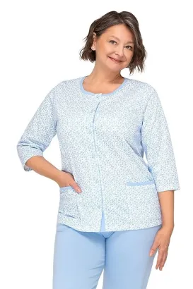 Piżama damska bawełniana Martel Kasia II 266 rozpinana 3/4 M-3XL