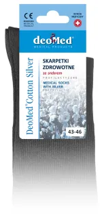 Skarpety JJW Deo Med Cotton Silver 35-46 - 8