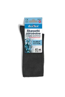 Skarpety JJW Deo Med Cotton Silver 35-46 - 7