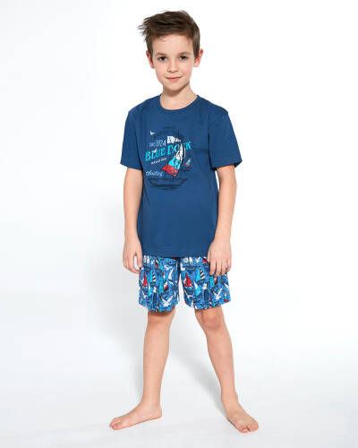 Piżama Cornette Young Boy 790/96 Blue Dock wzrost134-164