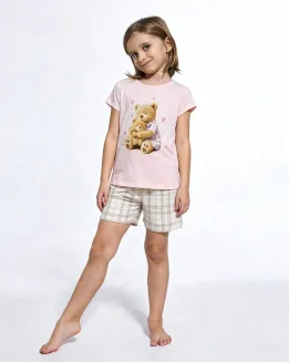 Piżama dziewczęca z misiem Cornette Kids Girl 871/115 Hug Me 98-128 - 2