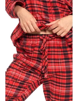 Flanelowa piżama damska Moraj PDD7200-002 2XL-3XL - 4