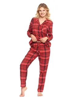 Flanelowa piżama damska Moraj PDD7200-002 2XL-3XL - 6