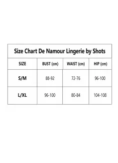 Koszula De Namour Sheer Lace Babydoll DEN079 S-XL - 9