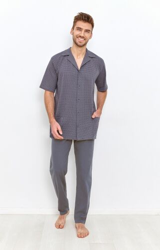 Rozpinana piżama męska Taro Simon 2944 2XL-3XL