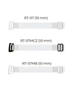 Ramiączko Julimex RT 07 silikonowe na szyję z metalowym zaczepem 10 mm - 3