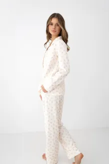 Piżama damska rozpinana Sensis Marielle XS-2XL - 6
