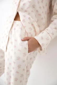 Piżama damska rozpinana Sensis Marielle XS-2XL - 3