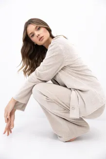 Piżama homewear rozpinany Sensis Oriana XS-2XL - 3