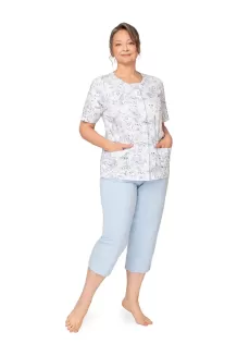 Piżama Martel Maria I 200 kr/r 3XL-4XL rozpinana damska - 4