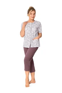 Piżama damska Martel Maria I 200 bawełna rozpinana 3XL-4XL - 2