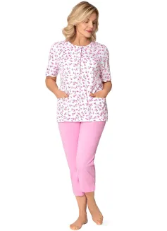 Piżama damska Martel Maria I 200 bawełna rozpinana 3XL-4XL - 11