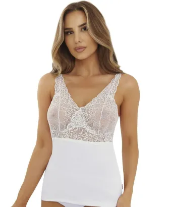 Koszulka Emili Eden S-XL damska z koronką i bawełną