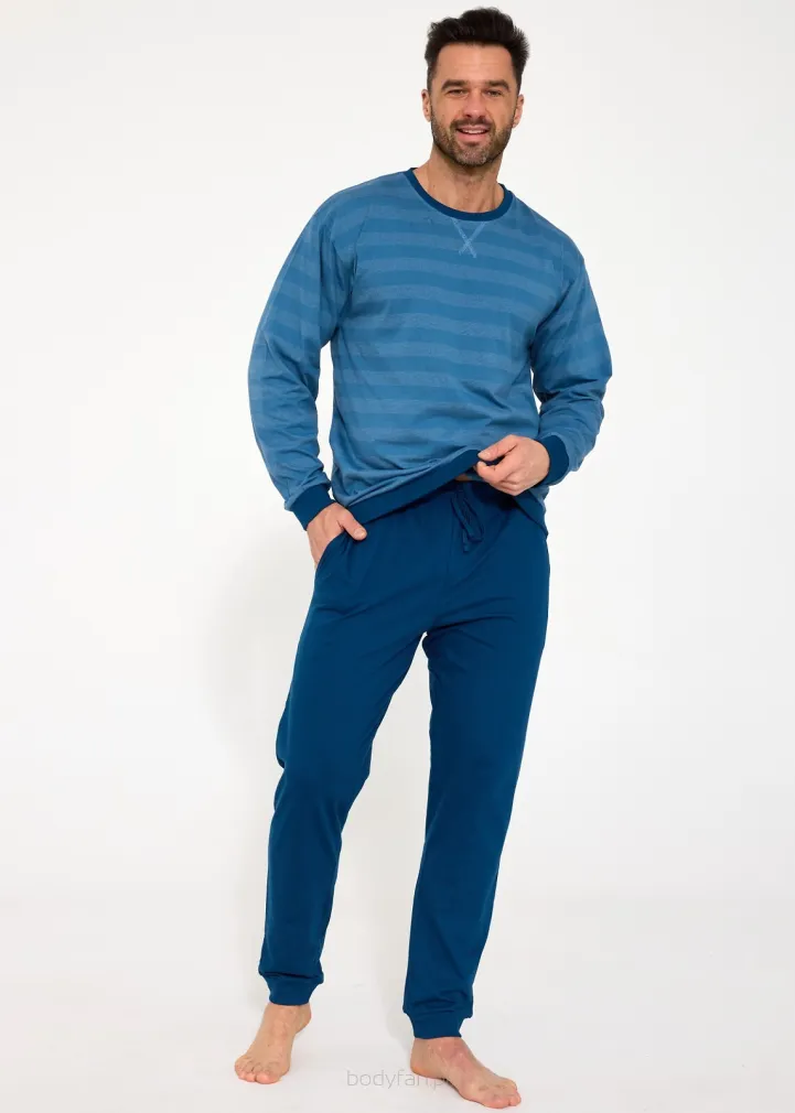 Piżama męska ze ściągaczami Cornette 117/211 Loose 17 S-2XL