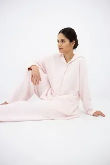 Ciepły homewear damski Sensis Venya XS-XL rozpinany - 4