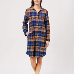 Koszula flanelowa do kolan Key LND 481 S-XL