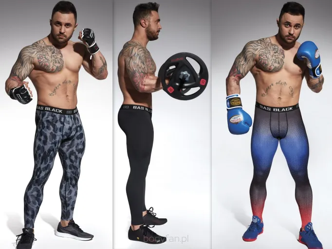 Męskie legginsy sportowe NOWOŚĆ