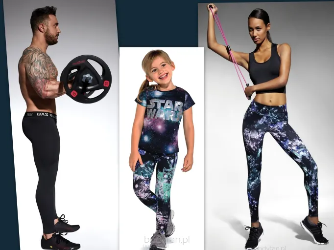 Legginsy sportowe dla całej rodzinki