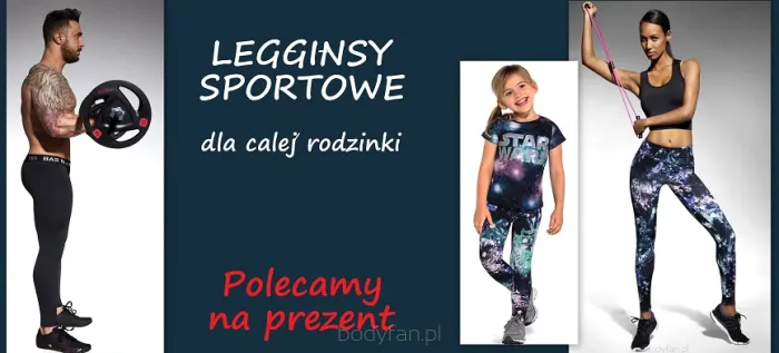Legginsy sportowe dla całej rodzinki