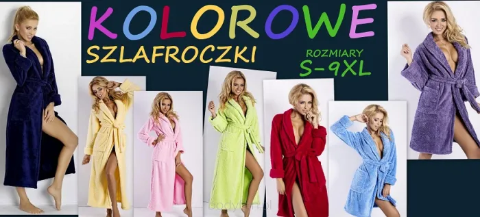 Kolorowe szlafroczki