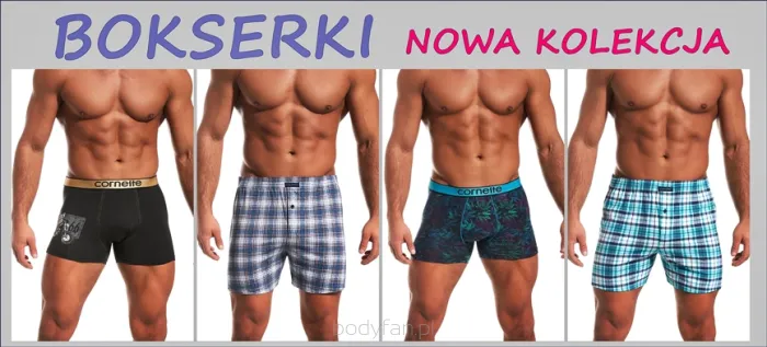 Bokserki CORNETTE nowa kolekcja