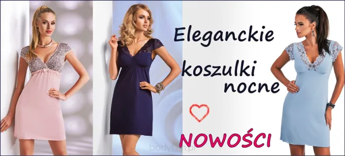 Eleganckie koszulki nocne DONNA