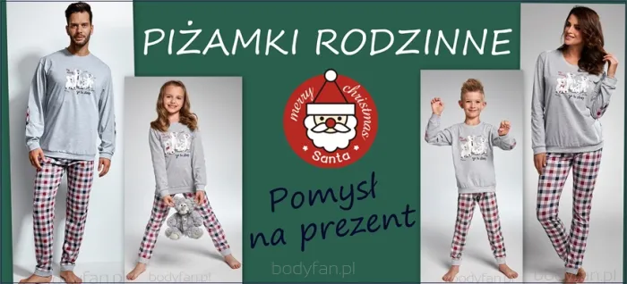 Piżamki rodzinne - pomysł na prezent