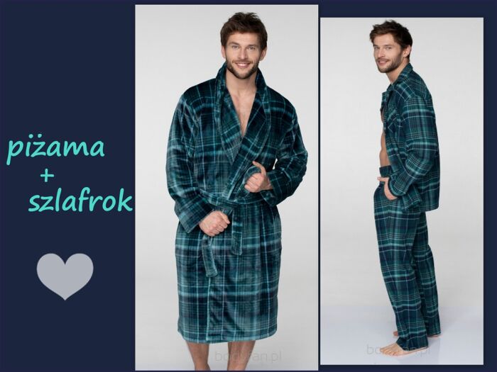 Piżama i szlafrok komplet idealny