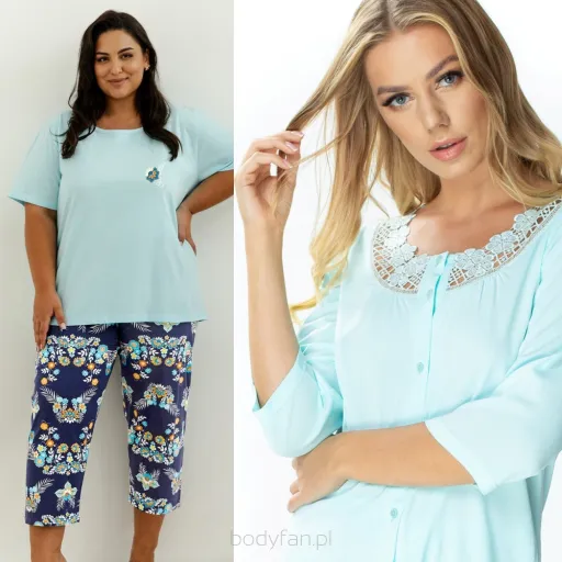 Piżama damska PLUS SIZE: Komfort i styl dla wyjątkowych kobiet.