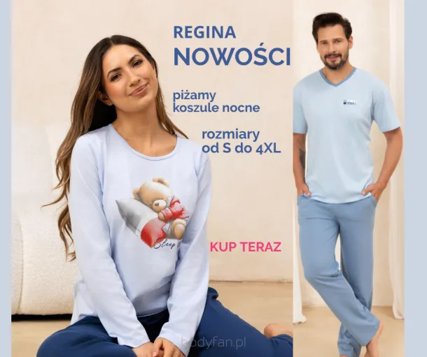 Nowa kolekcja piżam Regina – damskich i męskich