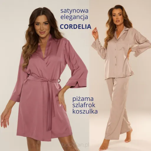 Kolekcja Cordelia De Lafense – luksusowe piżamy i peniuary dla kobiet.